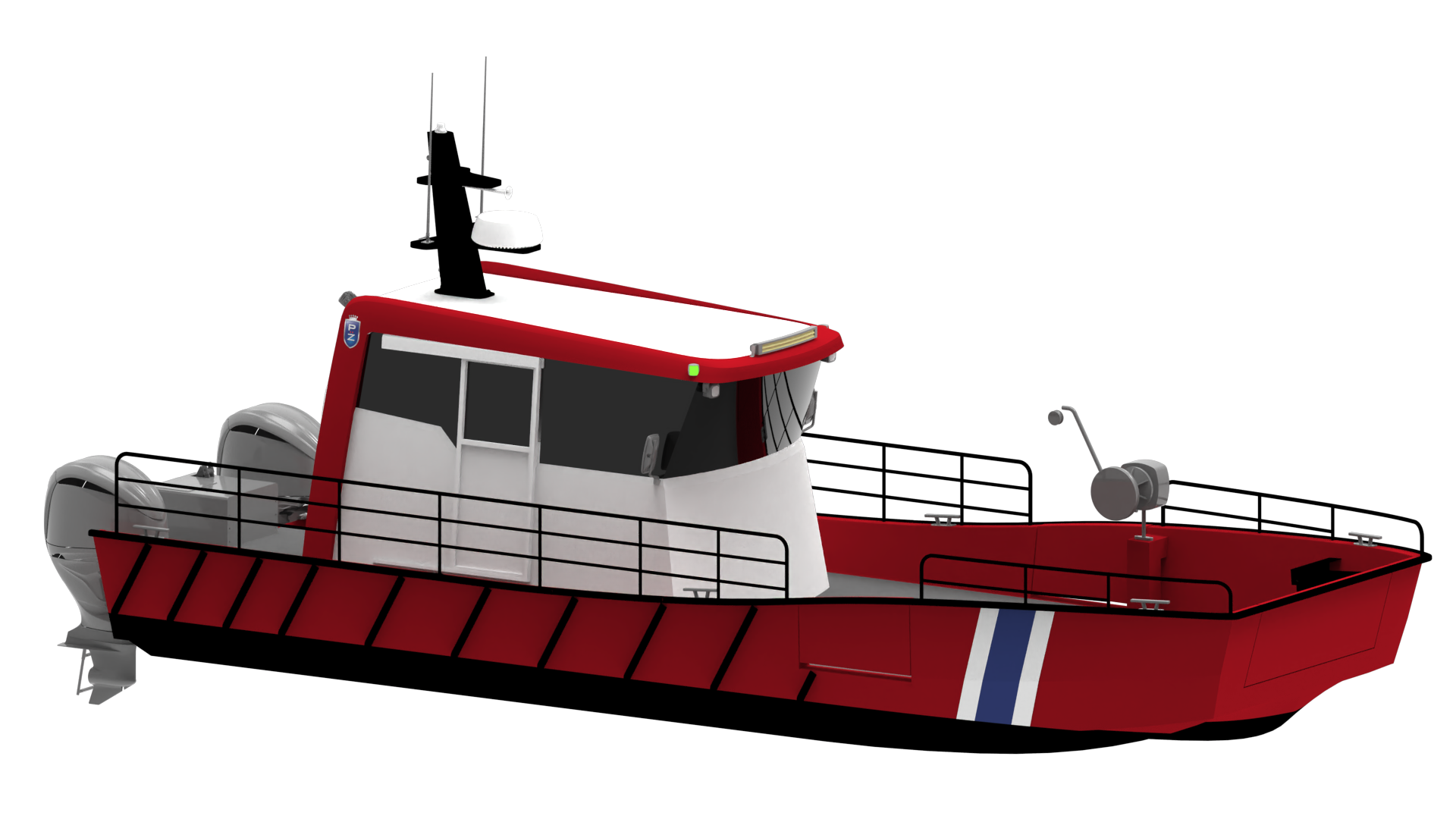 11m Mission Master Workboat